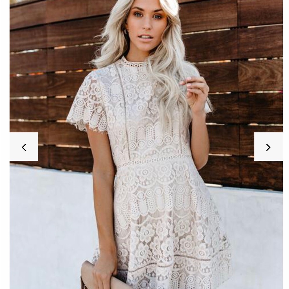 VICI collection cream dress